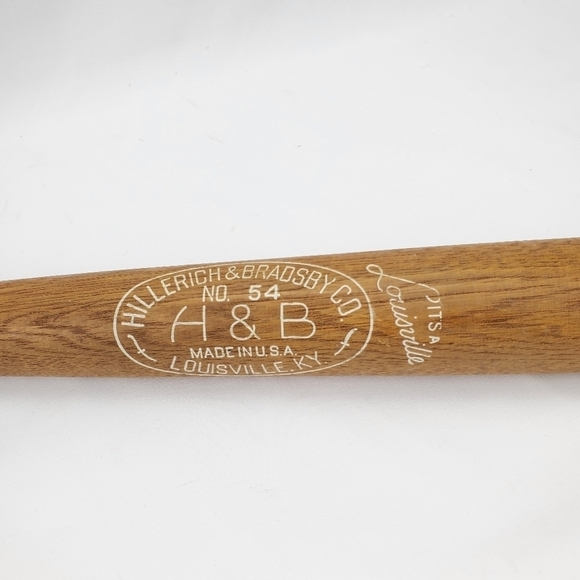 50’s Hillerich Bradsby #54 Louisville Softball Bat - Picture 3 of 8